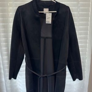 Faux Leather Black Jacket NWT